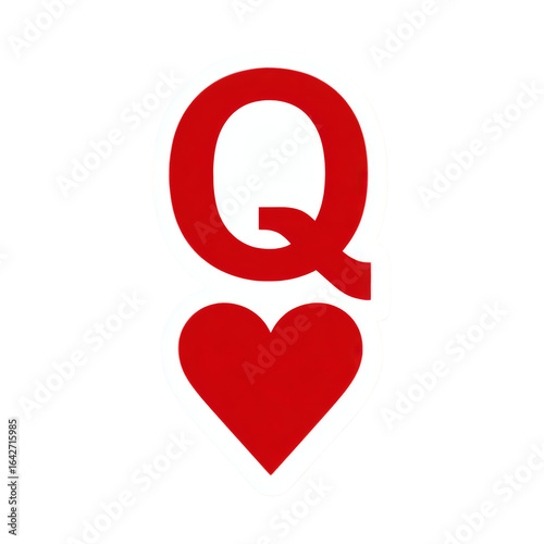 Queen of Hearts Playing Card Symbol - Transparent PNG