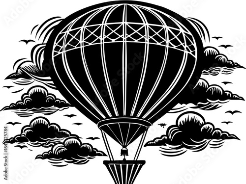  Hot Air Balloon Silhouette