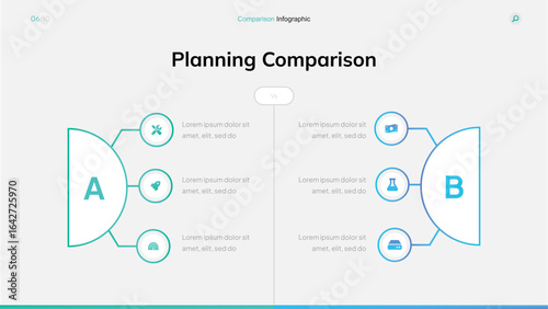Business Comparison Infographic