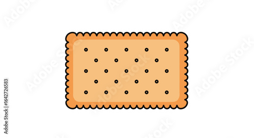 A simple rectangle cracker with many small holes