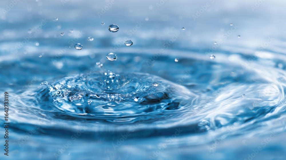 Droplets of water fall and create ripples on a calm surface, capturing the essence of tranquility in a natural setting during daylight hours. Droplets of water fall and create ripples on a calm surface, capturing the essence of tranquility in a natural setting during daylight hours.