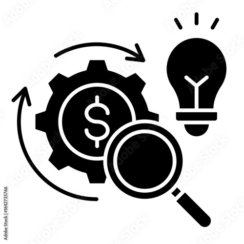 Business Model  Icon Element For Design