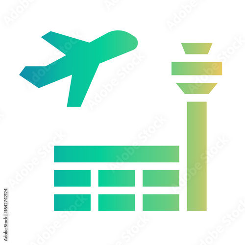 airport Gradient icon