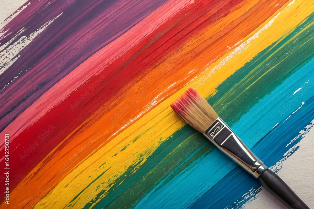 Fototapeta premium brush and paint