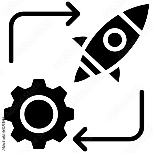 initiative  icon for Self improvement, business, website, application, printing, document, poster design, etc