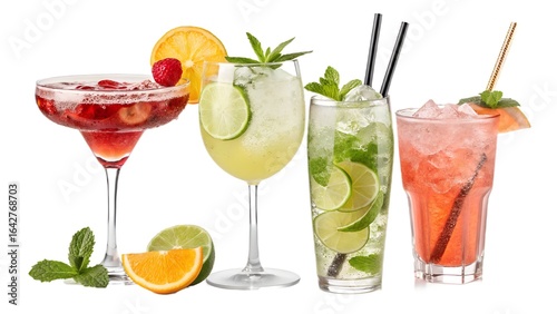 cocktail with lime