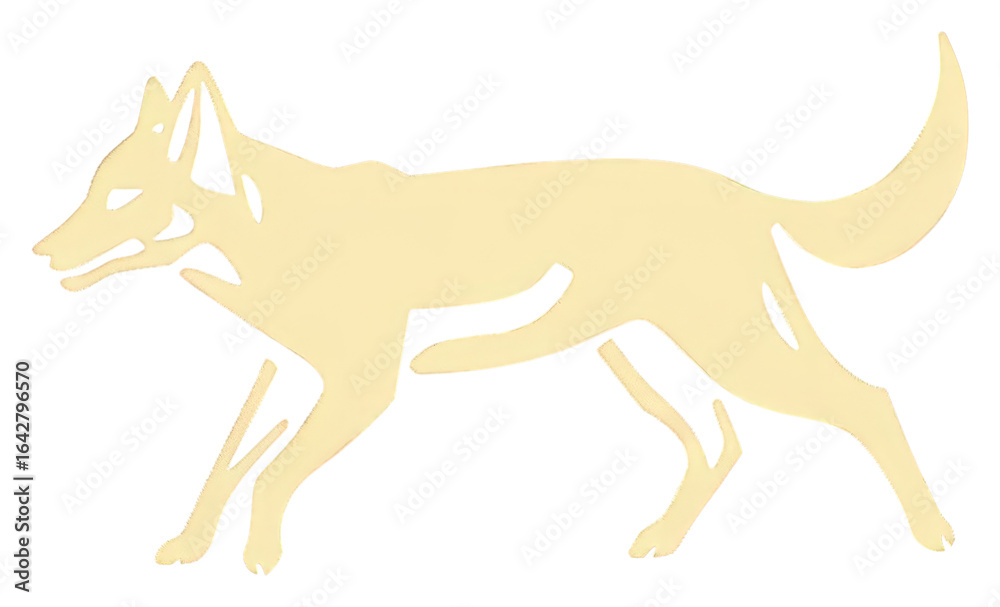 Fototapeta premium PNG Fox kangaroo mammal animal.
