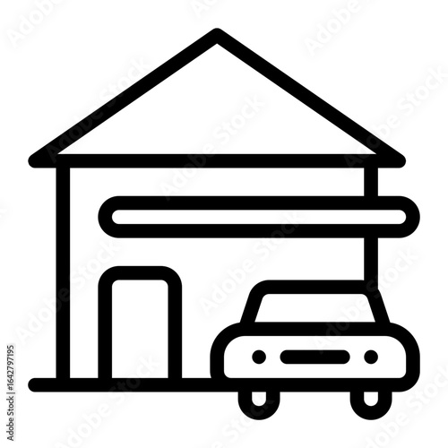 Tangible Assets Line Icon – Business Asset Classification