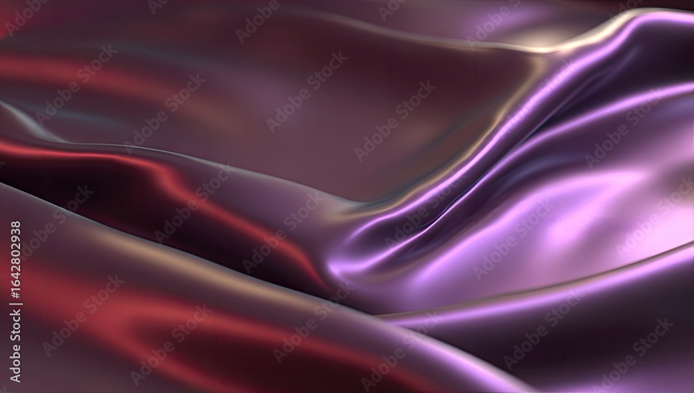 Obraz premium Abstract draped fabric with shifting hues