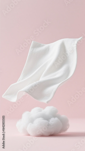 Floating cotton fabric with cotton combination lightweight concept