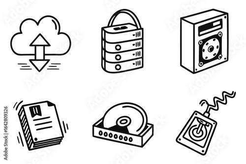 set of icons for web design