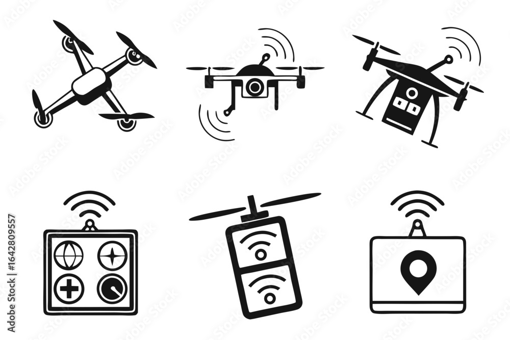 Fototapeta premium set of icons