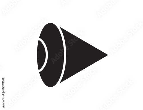 Eye side icon symbol collection on white background. side icon set in black filled and stroke line style
