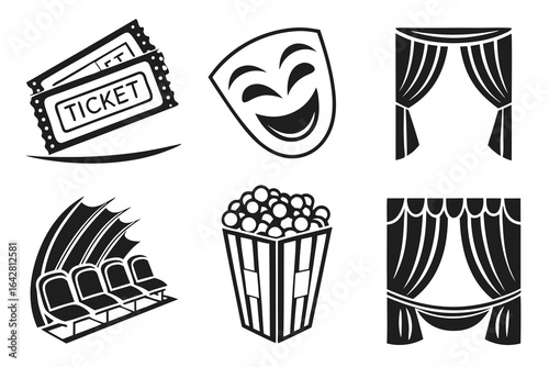 Wallpaper Mural set of icons Torontodigital.ca