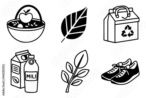 set of icons for web design