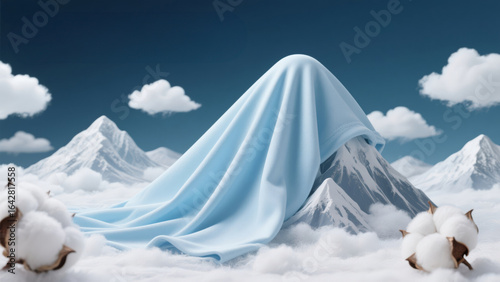 Cool breathable cotton fabric concept details