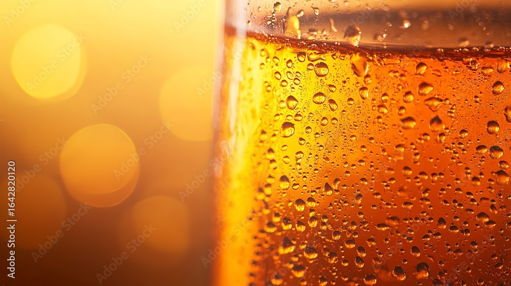 © Irina - Close-up of a glass of cool water with condensation capturing light on a warm day