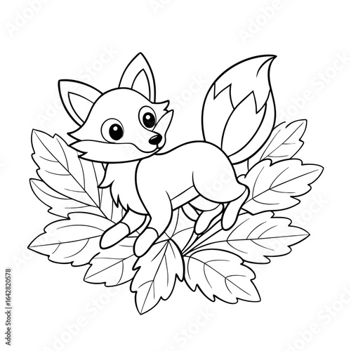 black outline printable mouse chasing a butterfly