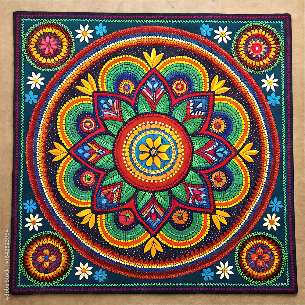 Fototapeta premium mexican folk art