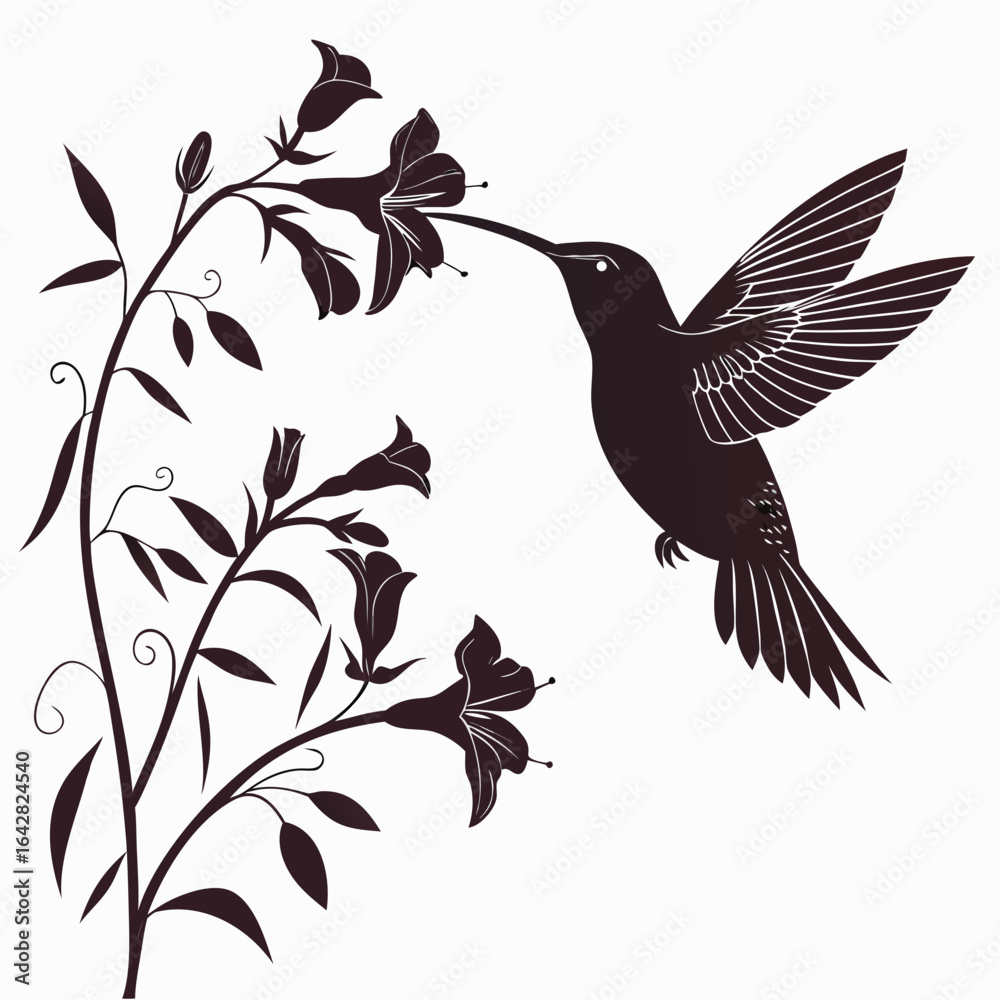 Naklejka premium bird on a branch