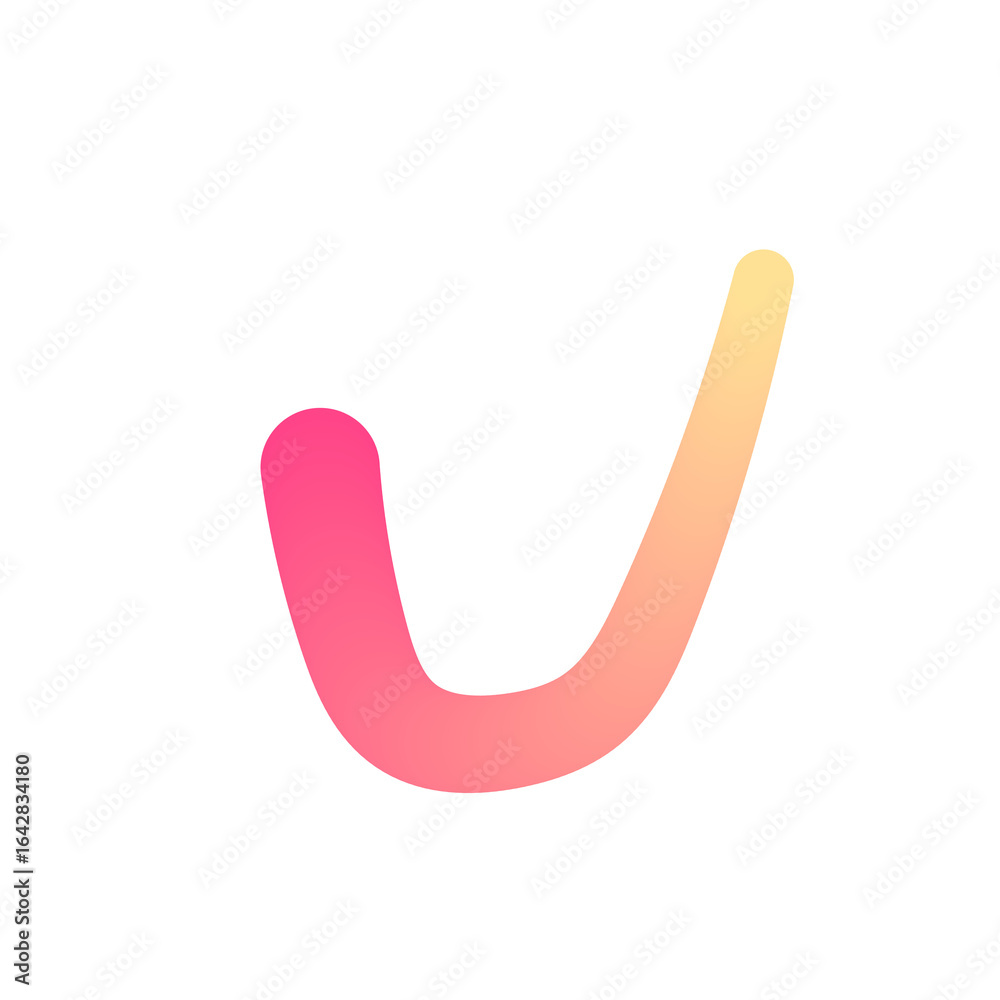 Illustration of an Fluid Gradient Bend Line Illustration of an Fluid Gradient Bend Line