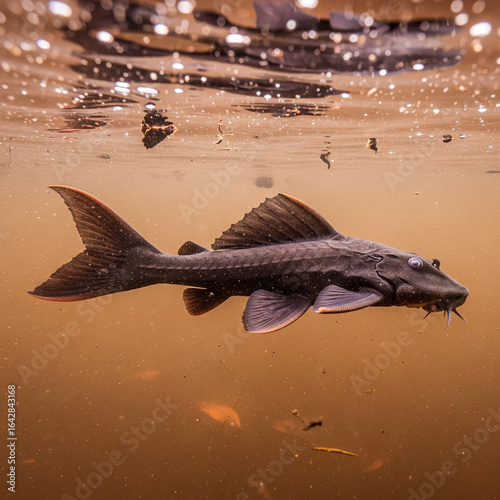 The pangasius catfish can gulp air and survive in low-oxygen waters—basically nature’s scuba diver! 
