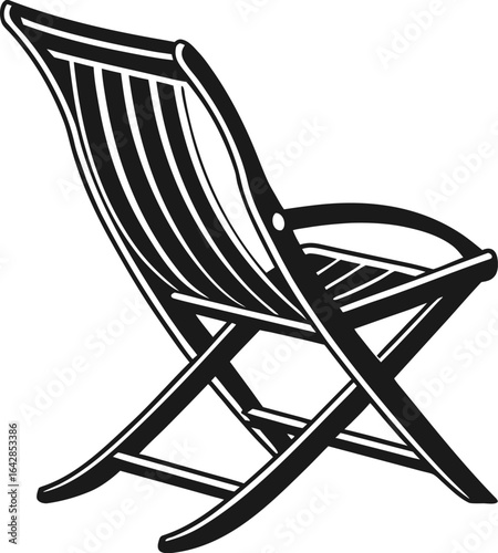 rocking chair isolated on white