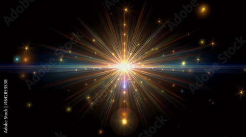 Radiant Burst of Light