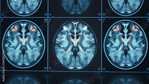 Obraz na płótnie AI Deep Learning MRI Analysis