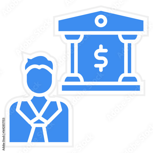 Banker icon style
