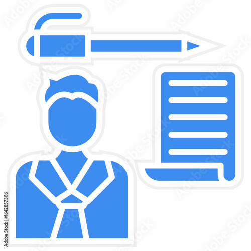 Copywriter icon style