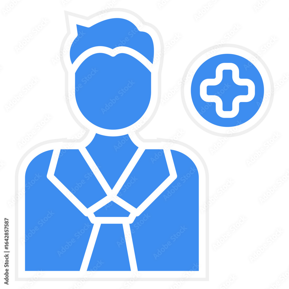 Obraz premium Paramedic icon style