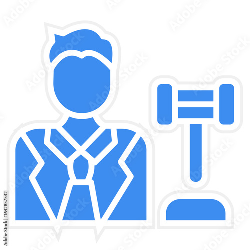 Judge icon style