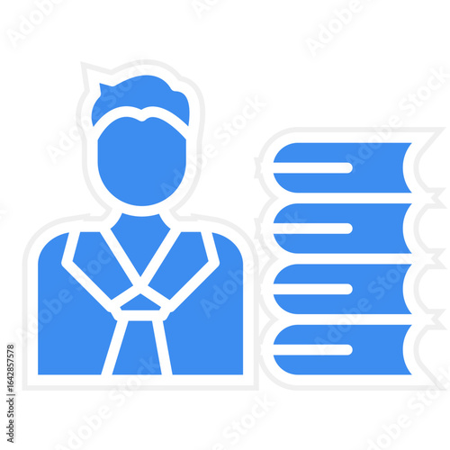 Librarian icon style