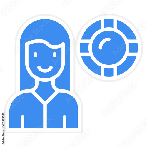 Lifeguard Female icon style