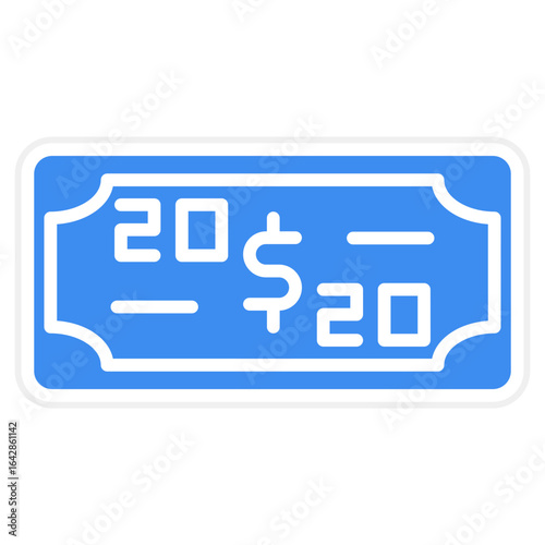 Banknote icon style