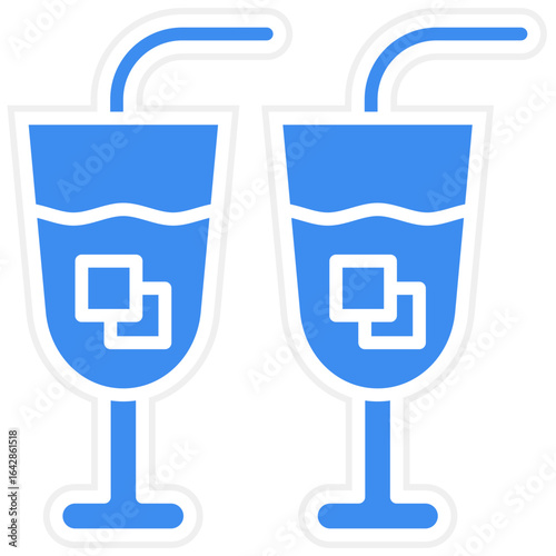 Free Drinks icon style