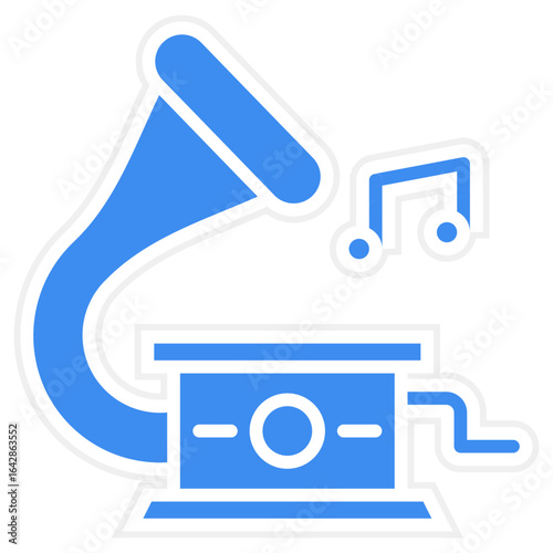 Gramophone icon style