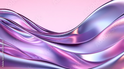 Abstract iridescent liquid forms