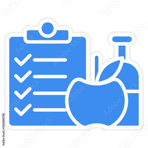 Nutrition icon style