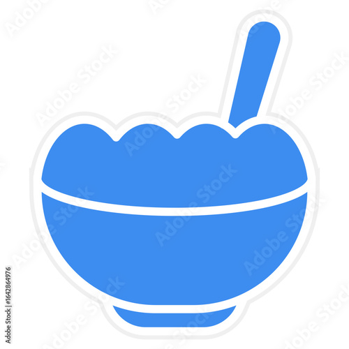 Porridge icon style