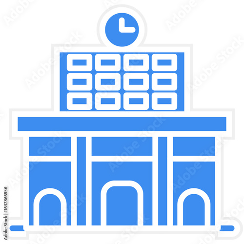 Train Station icon style