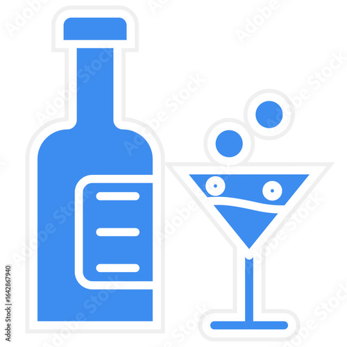 Alcoholic icon style