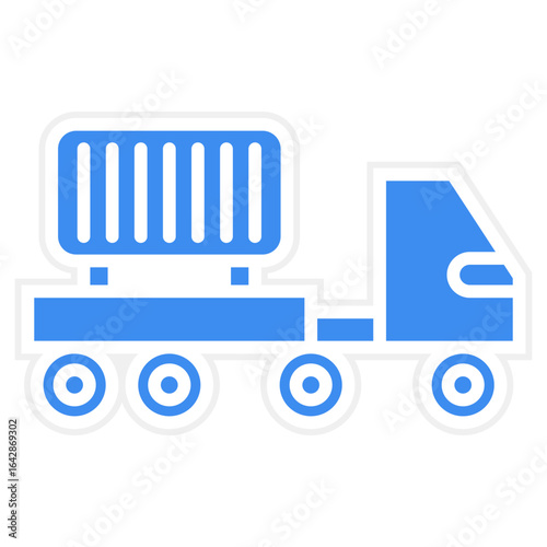 Container Truck icon style