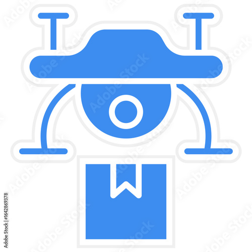 Drone Delivery icon style