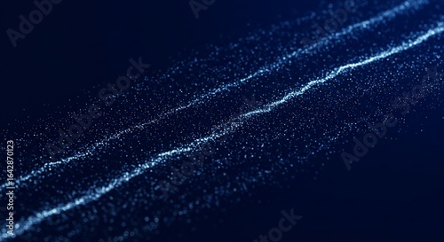 Celestial Stream: Digital Stardust Trail