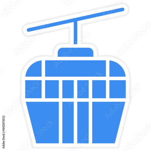 Ski Lift icon style