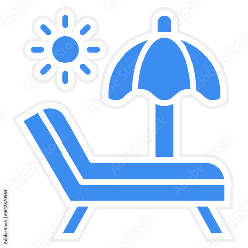 Vacation icon style