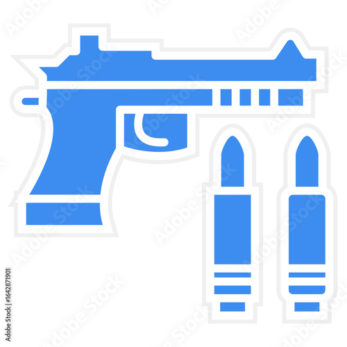 Gun icon style