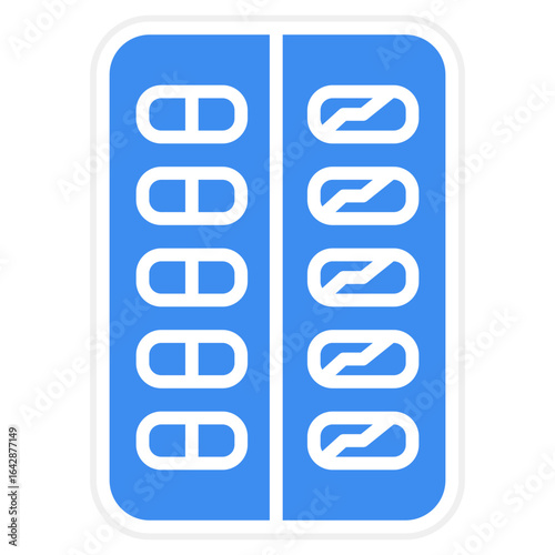 Nicotine Gum Vector Icon Style
